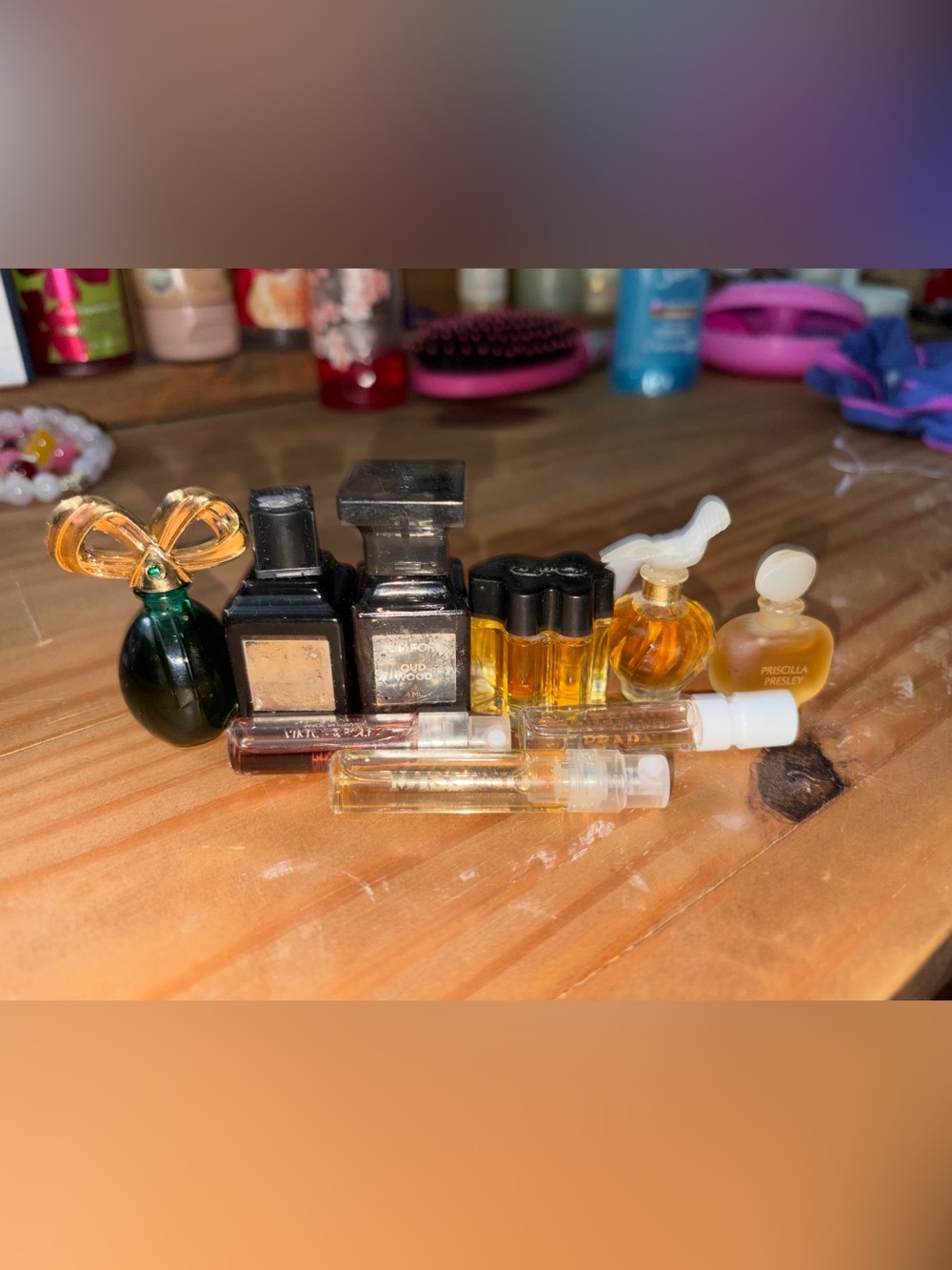 9 samples, Prada, tom ford, Priscilla Presley and more